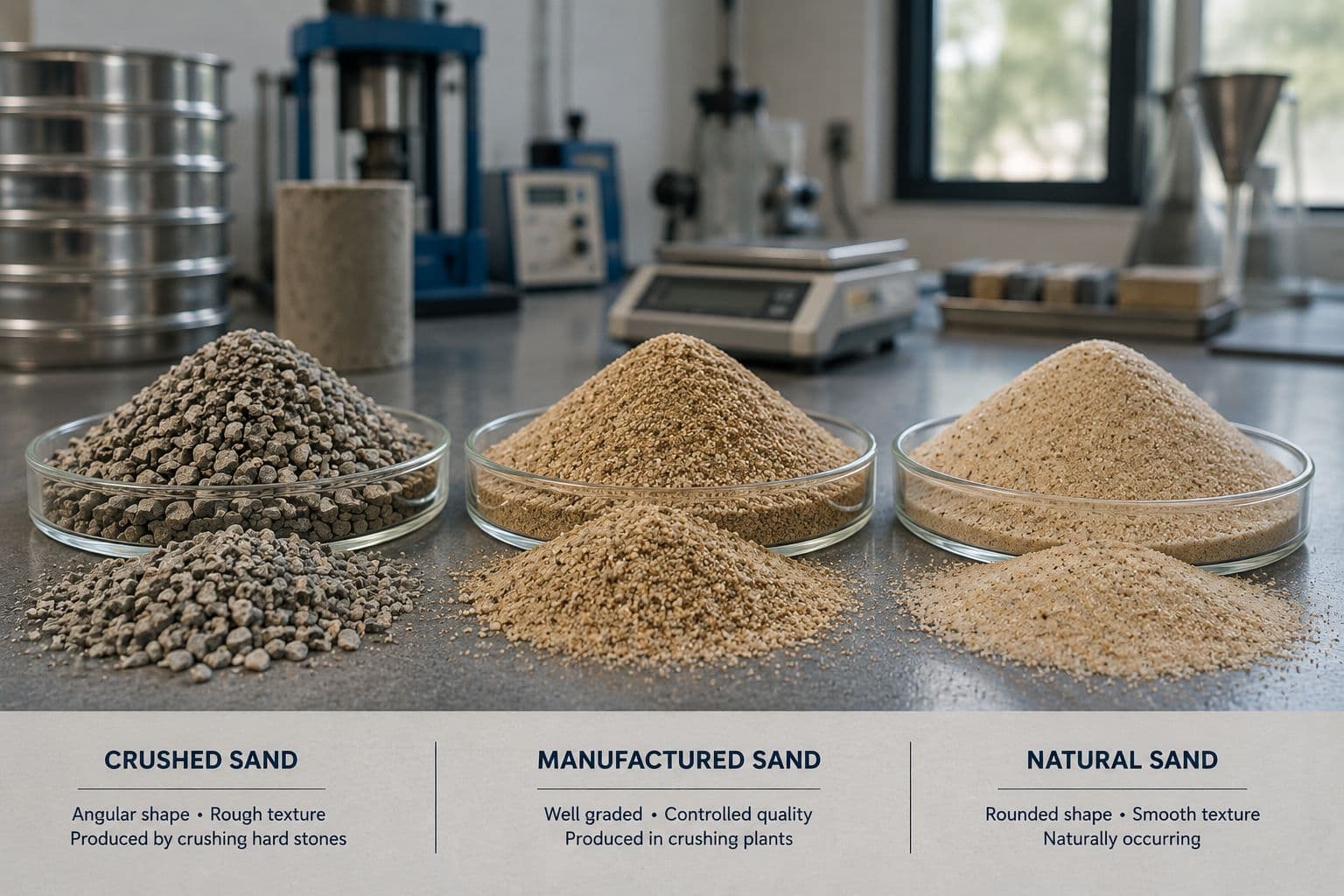 Crushed Sand / Natural Sand / Manufactured Sand